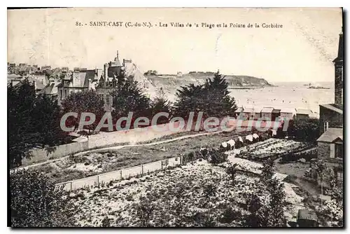 Cartes postales SAINT-CAST villas Corbi�re