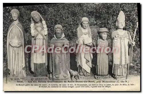 Cartes postales six saints gu�risseurs pr�s MONCONTOUR