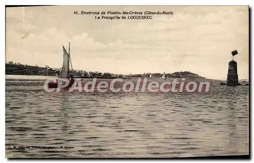 Ansichtskarte AK environs de PLESTIN-LES-GREVES presqu'Ile de LOCQUIREC