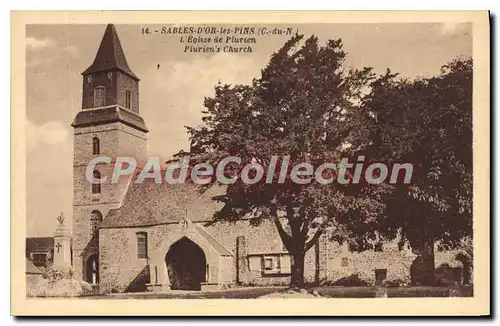 Cartes postales SABLES-D'OR-les-PINS �glise de Plurien