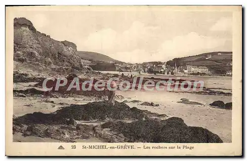 Ansichtskarte AK SAINT-MICHEL-en-GREVE plage