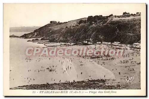 Ansichtskarte AK ETABLES-sur-MER plage des Godelins