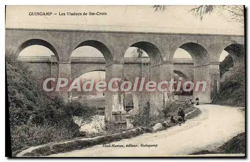 Ansichtskarte AK GUINGAMP viaducs de Sainte-Croix