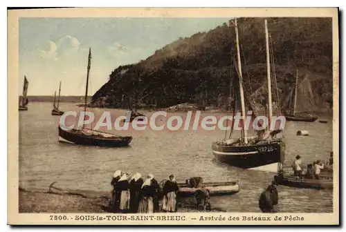 Cartes postales SOUS-la-TOUR-SAINT-BRIEUC bateaux de p�che