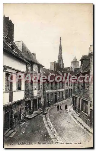 Cartes postales TREGUIER Ernest Renan