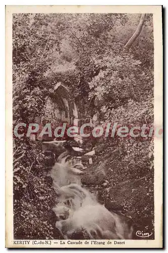 Cartes postales KERITY cascade de l'�tang de Danet