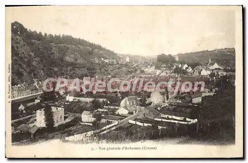 Cartes postales AUBUSSON vue g�n�rale