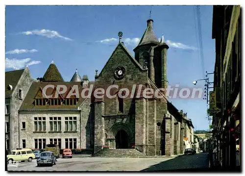 Moderne Karte BOURGANEUF �glise Saint-Jean