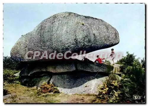 Moderne Karte BOUSSAC pierres jaum�tres balan�oire