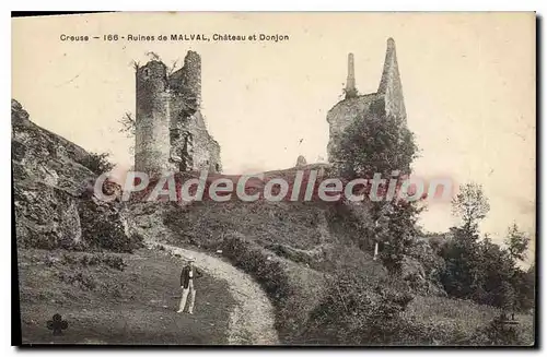 Ansichtskarte AK ruines de MALVAL ch�teau