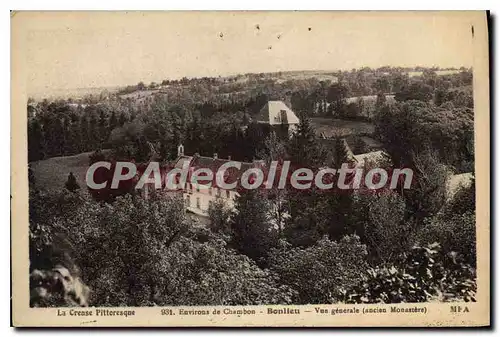 Cartes postales BONLIEU environs de CHAMBON monast�re