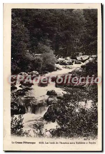 Cartes postales bords du Thaurion entre VALLIERES et ROYERE