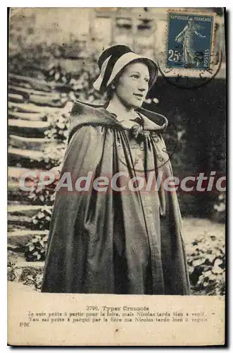 Cartes postales types Creusois pr�te � partir pour la foire