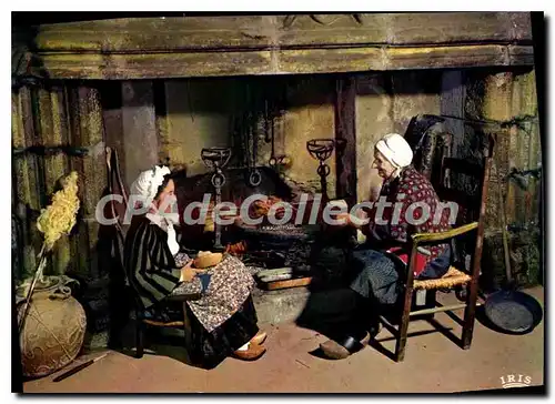 Cartes postales moderne folklore Marchois poule au pot vieux tapissier Aubusson