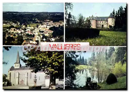 Cartes postales moderne VALLIERES ch�teau �glise