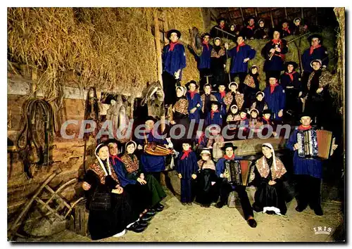 Cartes postales moderne groupe folklorique les gais Creusois en Marche AJAIN