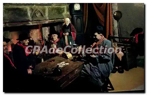 Cartes postales moderne AUBUSSON vieux tapissier Folklore regardez ces visages !