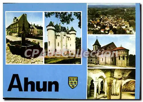Cartes postales moderne AHUN la fontaine ch�teau de la Chezotte �glise crypte