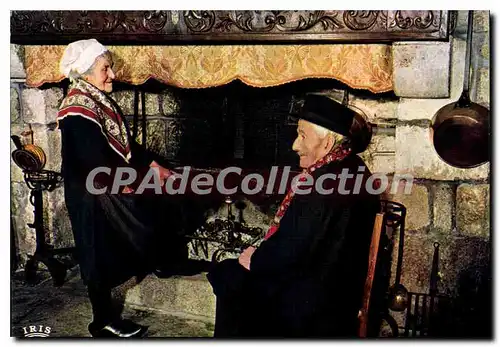 Cartes postales moderne au pays Marchois folklore les petits sont partis