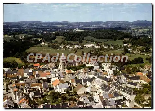 Moderne Karte BENEVENT-L'ABBAYE vue g�n�rale a�rienne