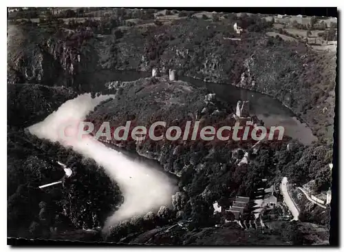 Moderne Karte CROZANT vue a�rienne