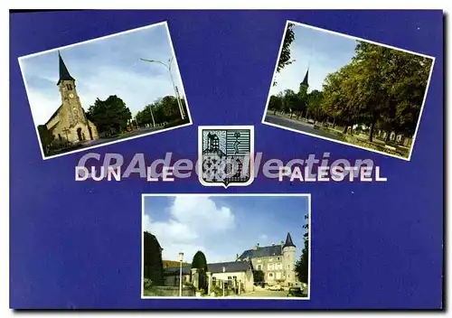 Cartes postales moderne DUN-LE-PALESTEL �glise foire mairie Postes