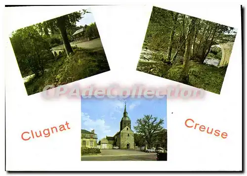 Cartes postales moderne CLUGNAT pont du Verraux �glise