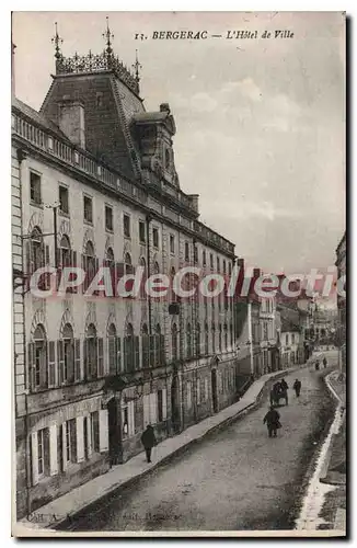 Cartes postales BERGERAC h�tel de ville