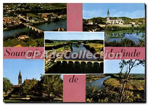 Cartes postales moderne LALINDE �glise jardin Single de TREMOLAT