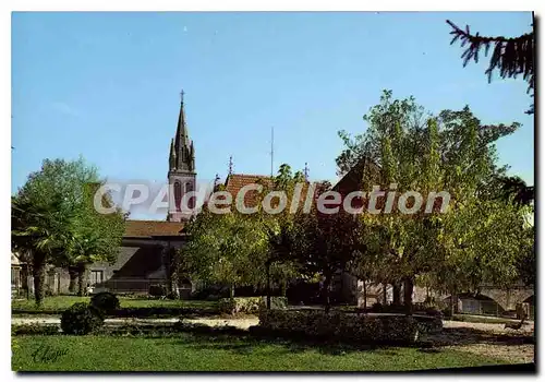 Cartes postales moderne LALINDE les jardins