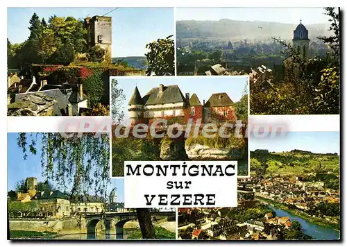 Cartes postales moderne MONTIGNAC-sur-VEZERE ch�teau pont