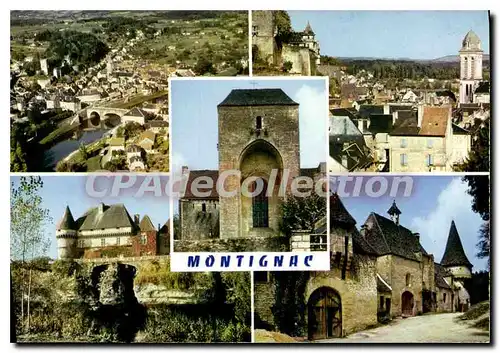 Cartes postales moderne MONTIGNAC-sur-VEZERE ch�teau Saint-Amand-de-Coly ch�teau de Losse ch�teau de la Grande Filolie