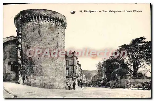 Cartes postales PERIGUEUX tour Mataguerre cours F�nelon