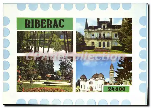 Cartes postales moderne RIBERAC �glise sous-pr�fecture