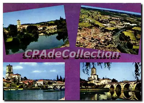 Cartes postales moderne SAINT-ASTIER �glise pont