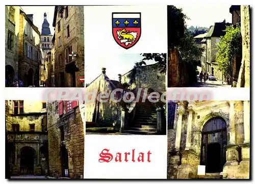 Cartes postales moderne SARLAT cath�drale le Plantier P�nitents Blancs H�tel de Maleville