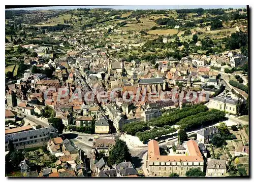 Cartes postales moderne SARLAT vue g�n�rale a�rienne