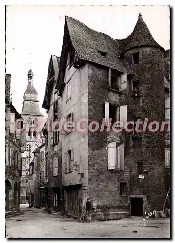 Moderne Karte SARLAT rue de la Libert�