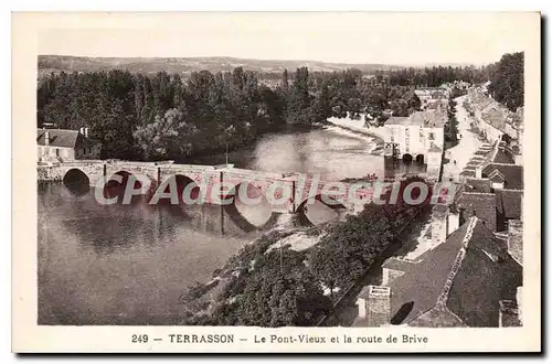 Cartes postales TERRASSON le Pont-vieux