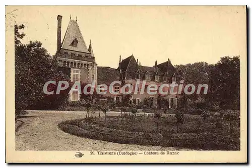 Cartes postales THIVIERS ch�teau de Razac