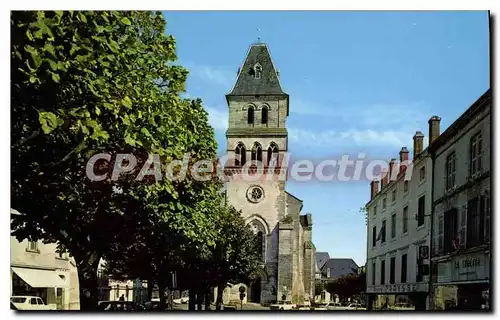 Moderne Karte THIVIERS La Place �glise