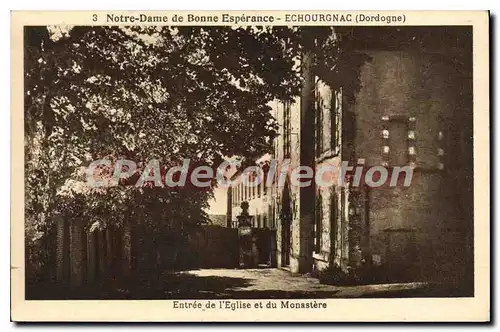 Cartes postales ECHOURGNAC �glise monast�re