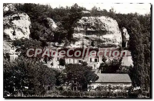 Cartes postales LES EYZIES village Troglodithe les Girouteaux