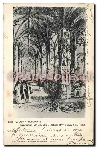 Cartes postales CADOUIN clo�tres