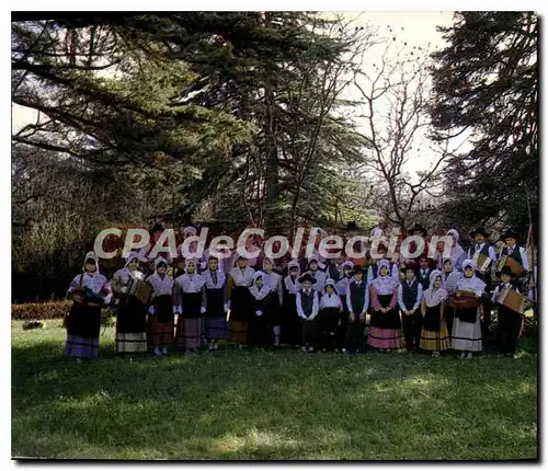 Cartes postales moderne VERTEILLAC folklore chanterelles Gouts-Rossignol