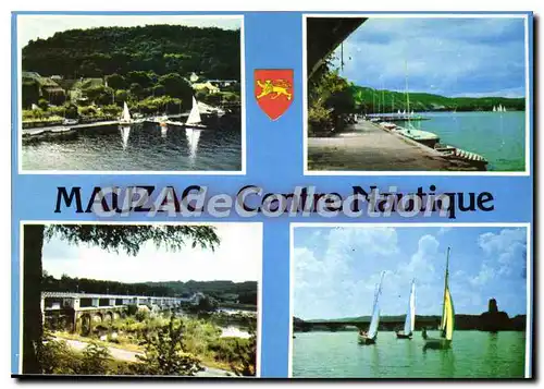 Cartes postales moderne Mauzac Le Barrage Le plan D'Eau Le Le Club Nautique