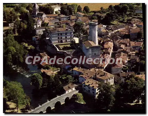 Cartes postales moderne Bourdeilles Vue Panoramique Sur Le Chateau