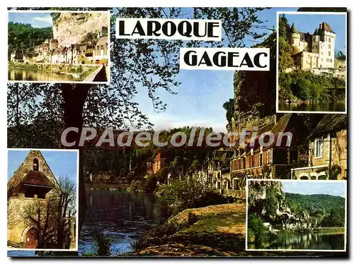 Moderne Karte Le Perigord Vallee De La Dordogne LAROQUE GAGEAC