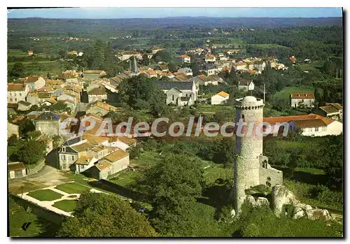 Cartes postales moderne Piegut Vue Generale Aerienne Au Premier Plan la tour