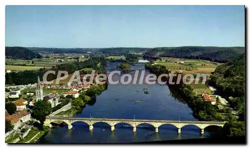 Moderne Karte Lalinde Les Bords De La Dordogne